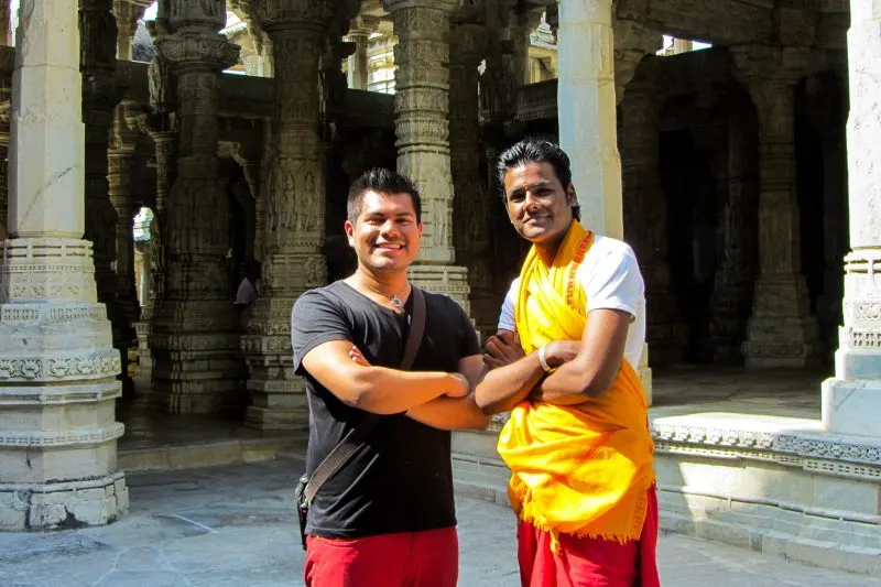 Me hanging out with my Jain brother