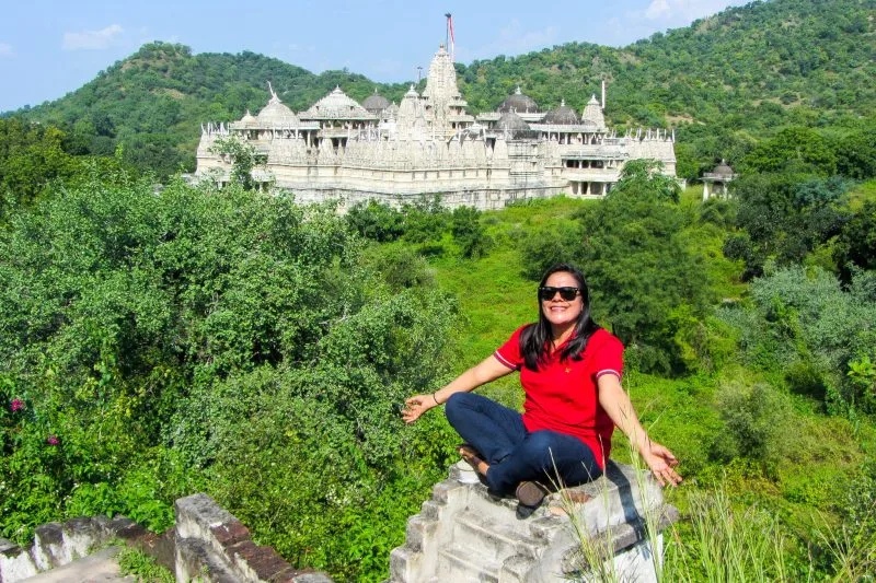 Mother of Wonders doing yoga in India