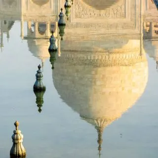 Reflections of the Taj Mahal