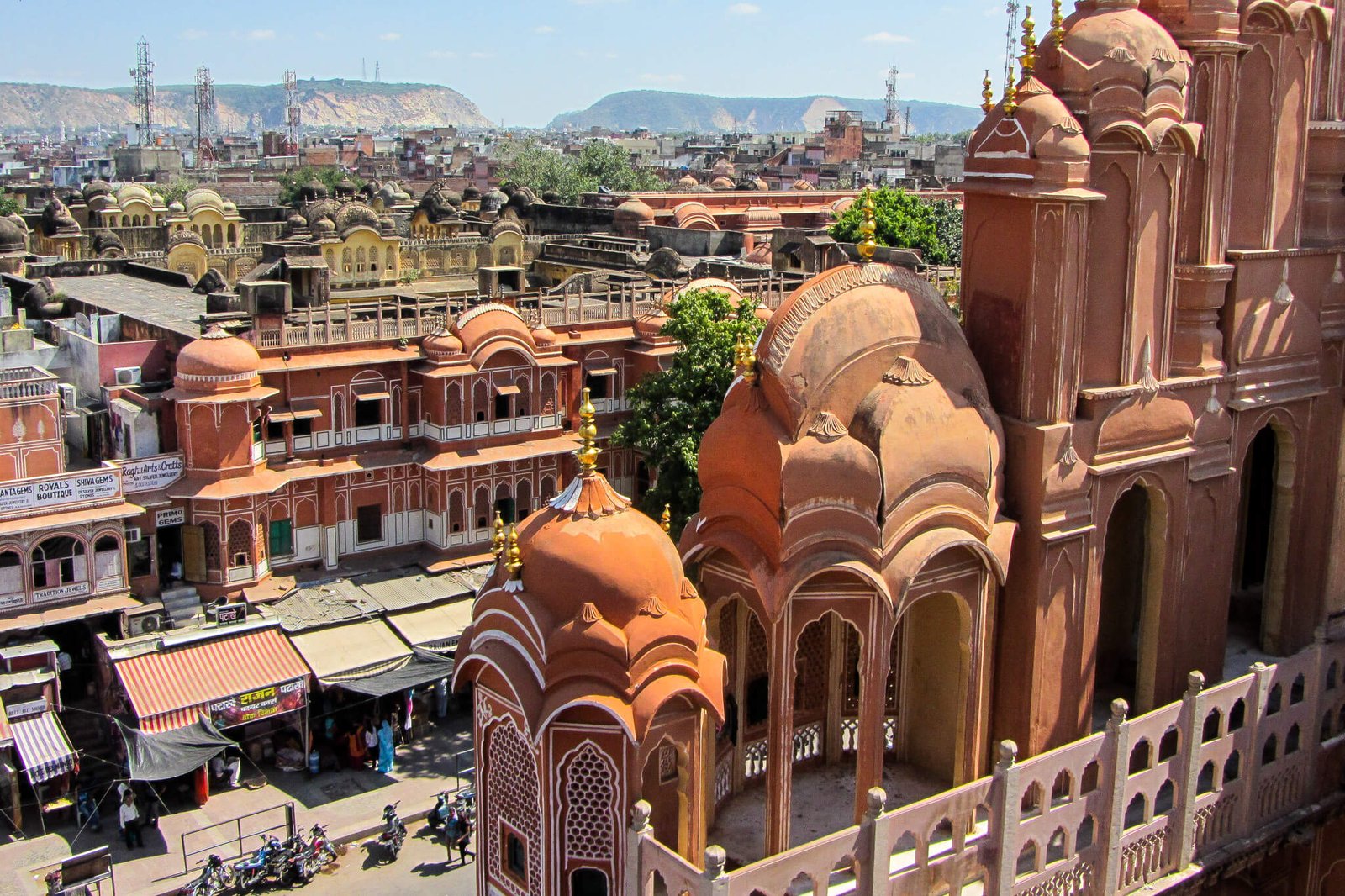 The architecture of the Pink City of Jaipur