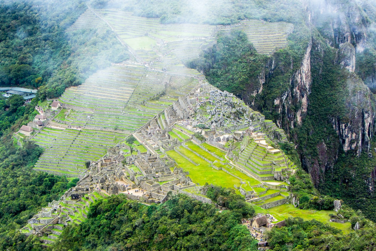 The Inca ruins of Machu Picchu