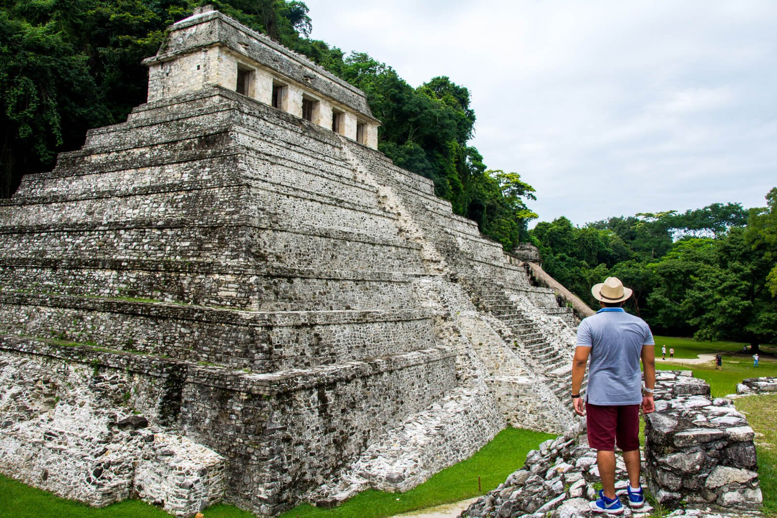 Contemplating the Pakal Palenque Pyramd