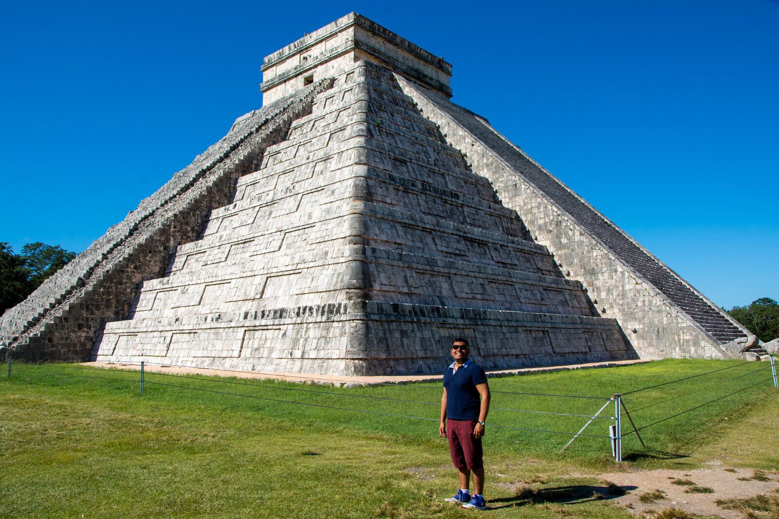 The Man of Wonders at his second home aka Chichen Itza. Photo Credit: Every Steph