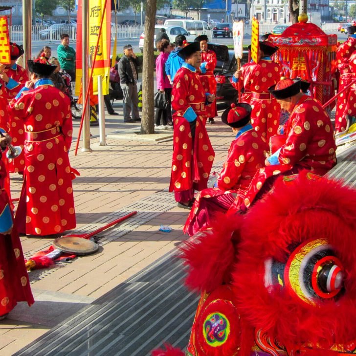 A group of Chinese Dragons