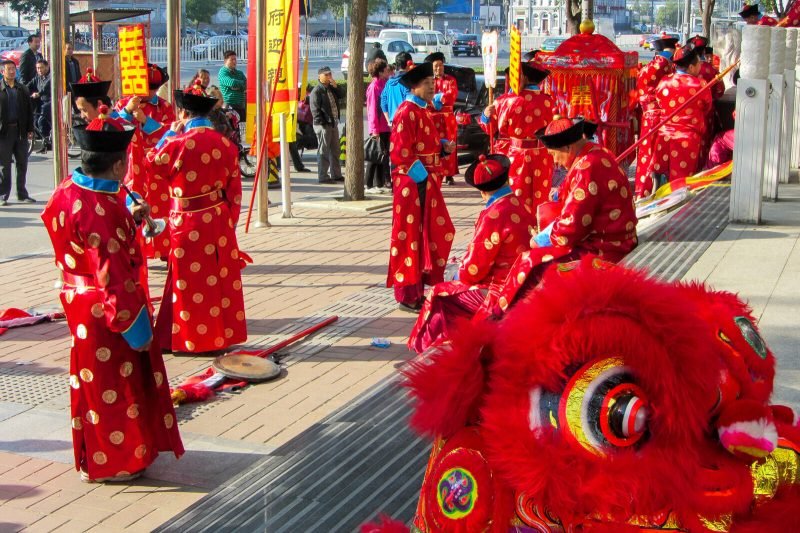 A group of Chinese Dragons