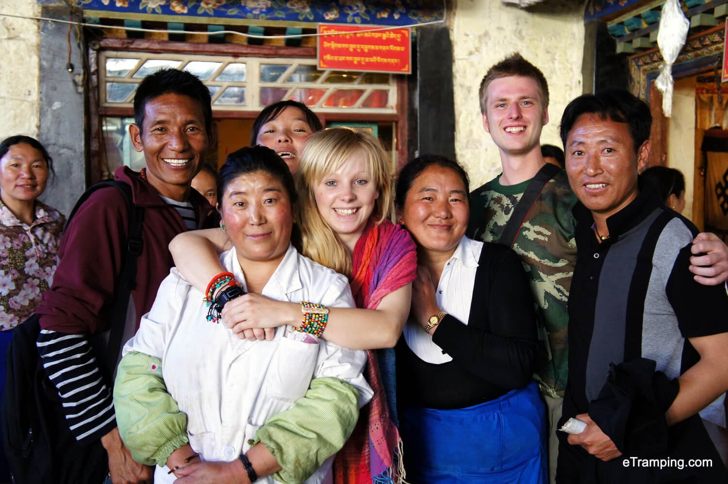Hospitable Tibetans in Lhasa