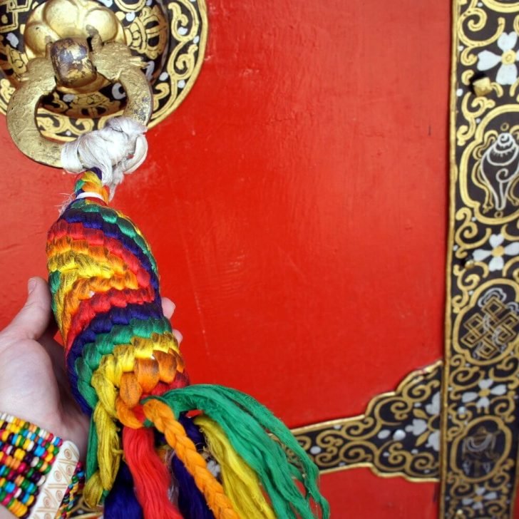 Tibetan doors