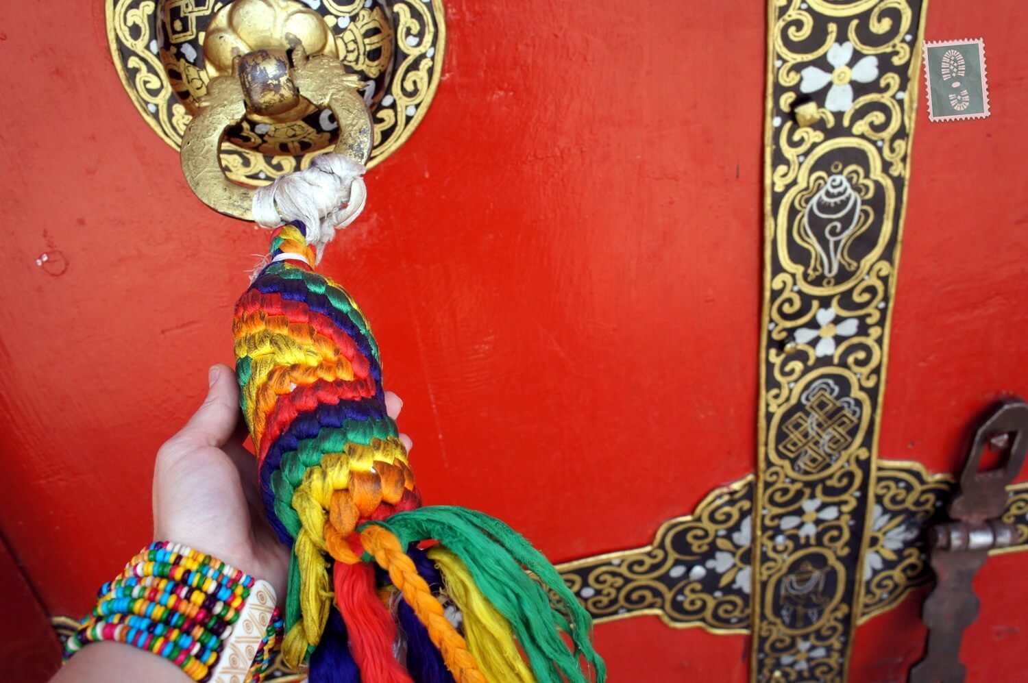 Tibetan doors