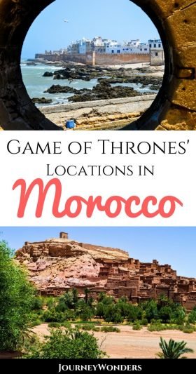 Are you a Game of Thrones fan? If you're in Morocco you can actually visit the top filming locations of this show such as Astapor and Yunkai! Read all about here!!! #GameofThrones #Morocco #Daenerys