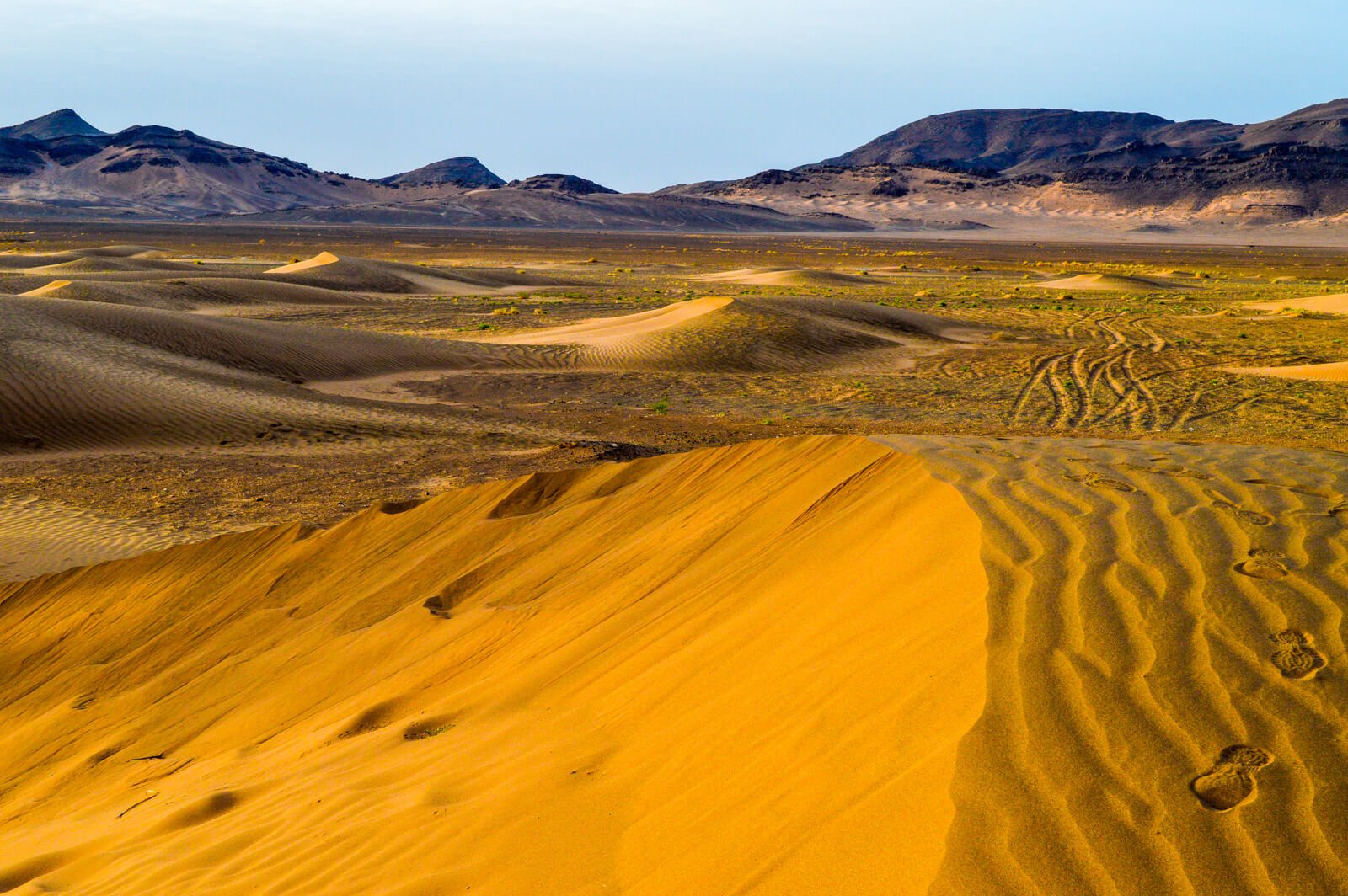 Sunrise at the Sahara Desert of Morocco