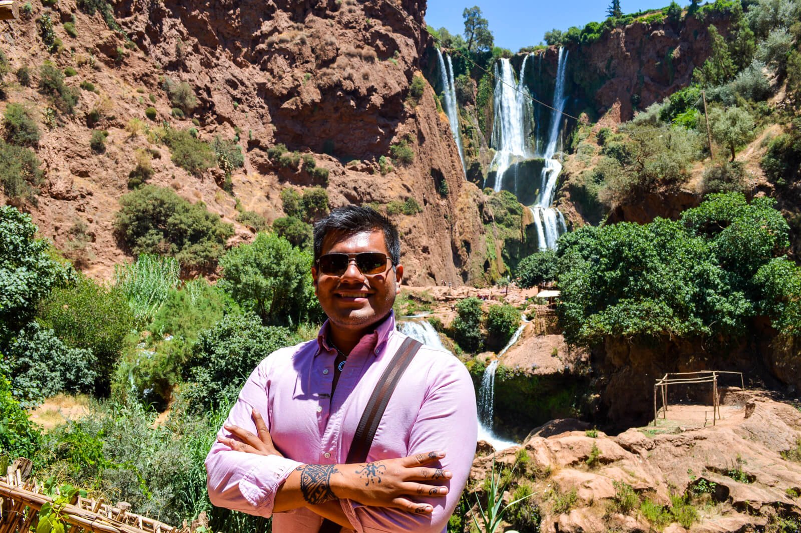 The Man of Wonders at the Ouzoud Waterfalls