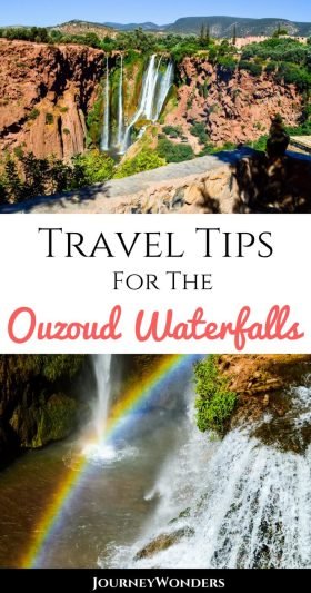 In a small village two hours away from Marrakech, you will find the impressive Ouzoud Waterfalls. Read this article to know all about this Wonder of Nature!!! #Morocco #Waterfalls #Ouzoud #Marrakesh