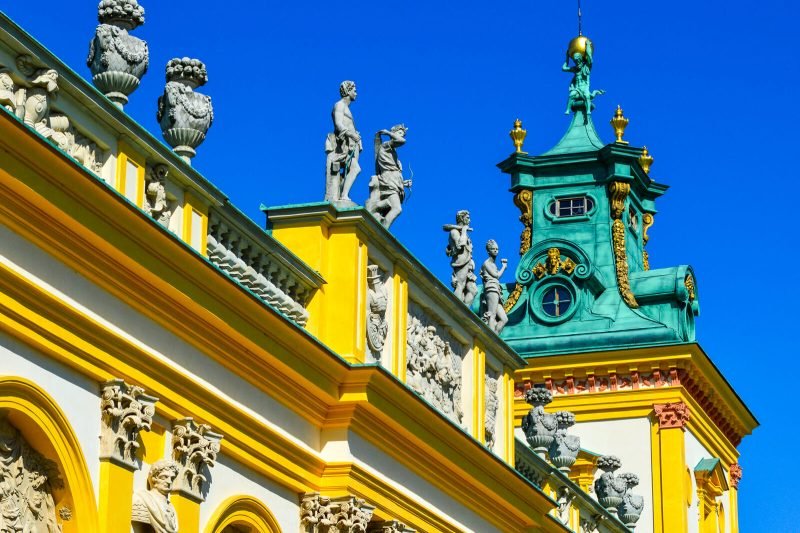 The Wilonow Palace near Warsaw