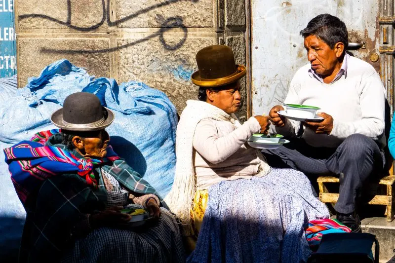 The friendly locals of Bolivia