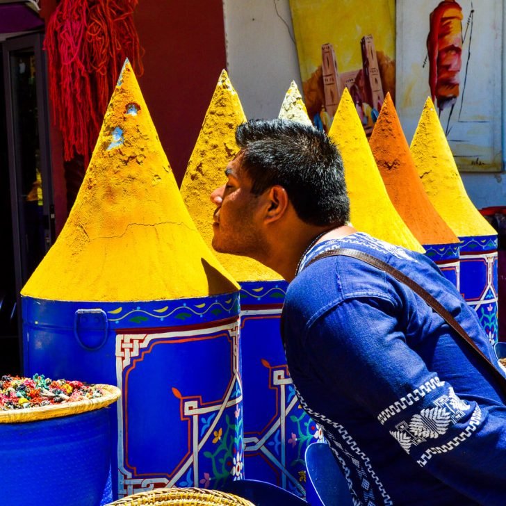 Trying out the spices of Morocco