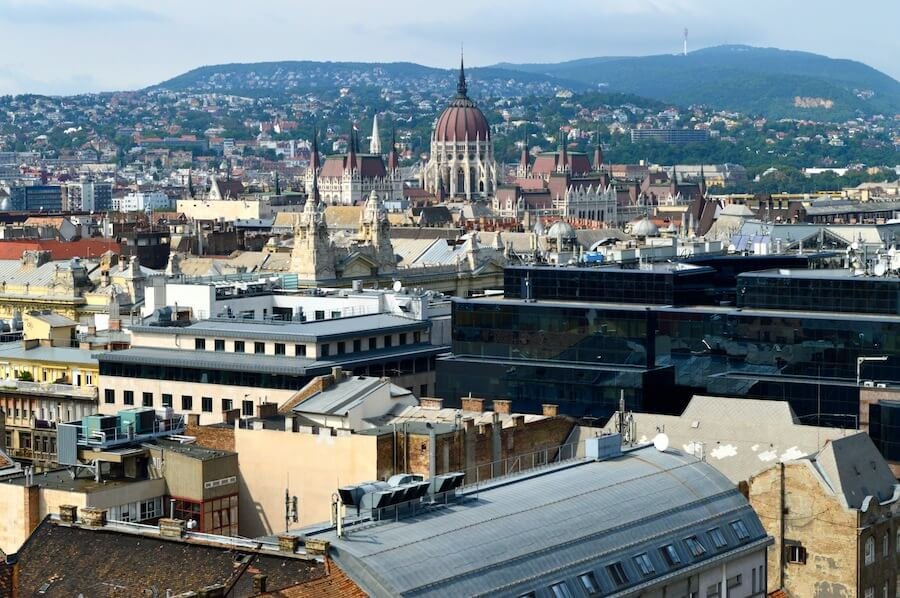 Budapest seen from St. Stephan Cathedral