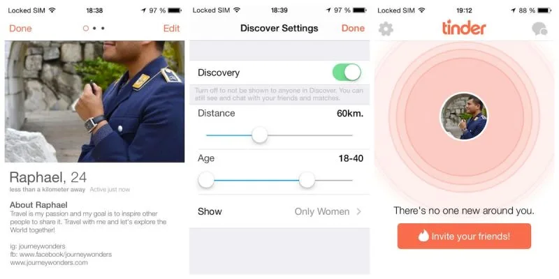 Tinder, The Best Travel App