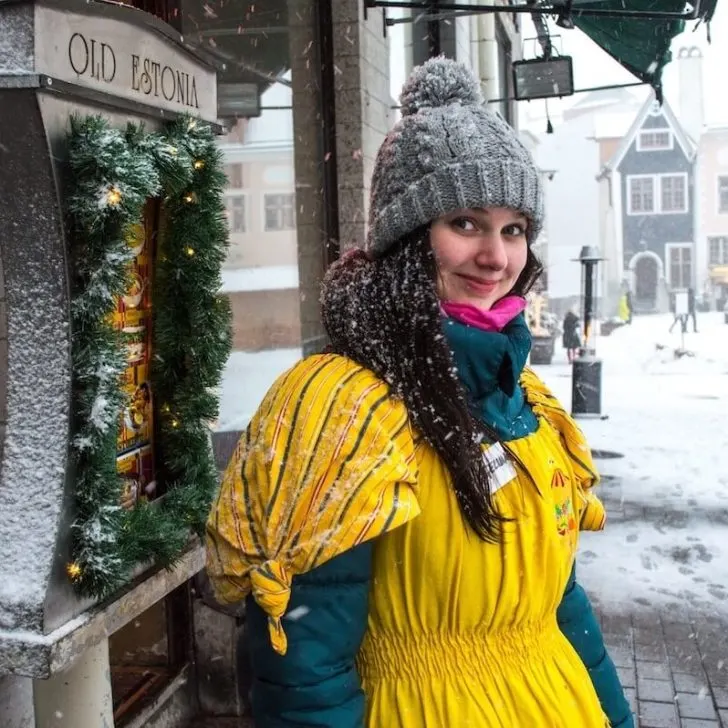 Beautiful Estonian women in Tallinn