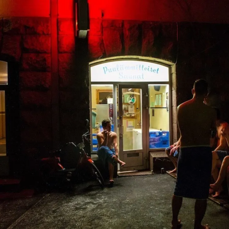Public Sauna at Helsinki