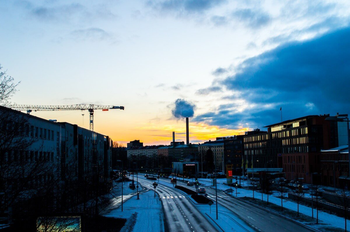 Sunrise at Helsinki