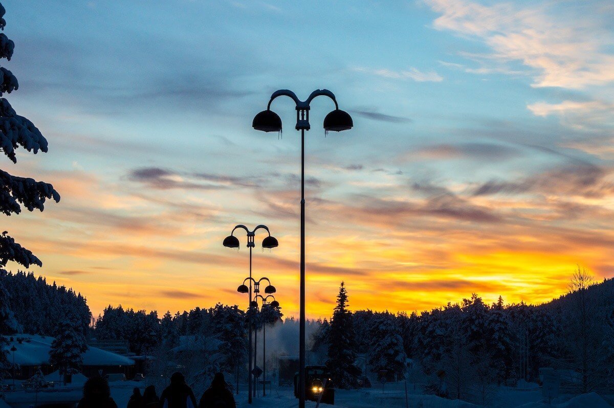 Sunset at Levi, Lapland