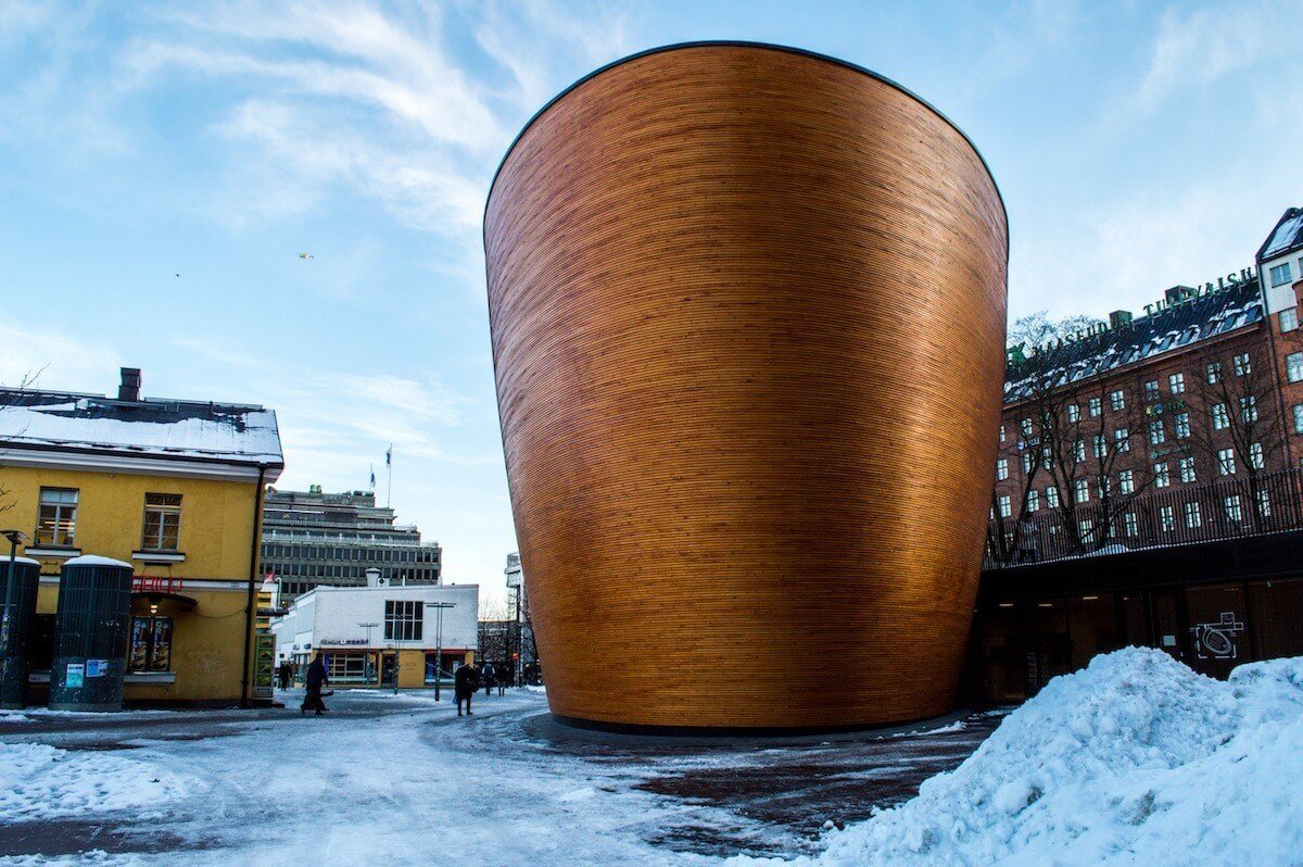 The chapel of silence in Helsinki