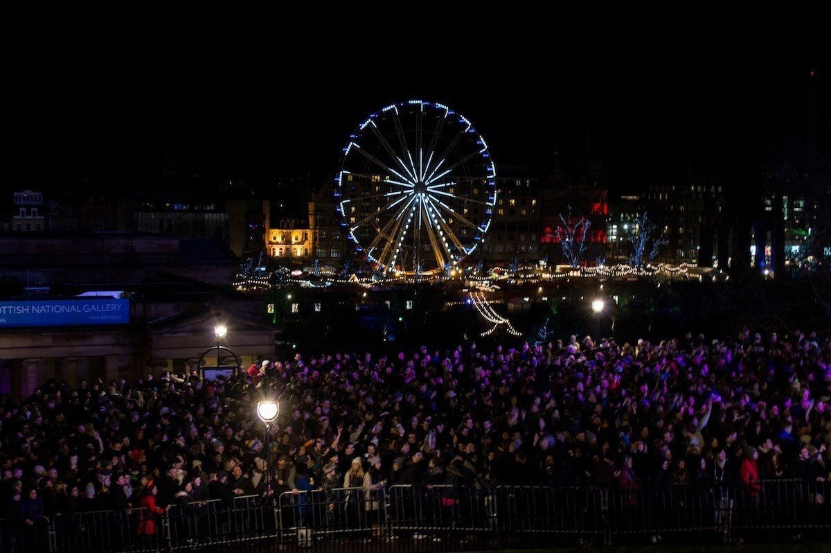The concerts at Hogmanay