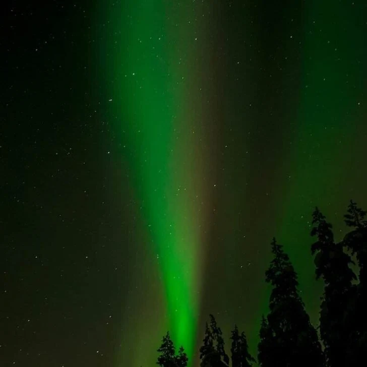 The green lights from heaven, Aurora Borealis