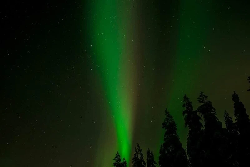 The green lights from heaven, Aurora Borealis