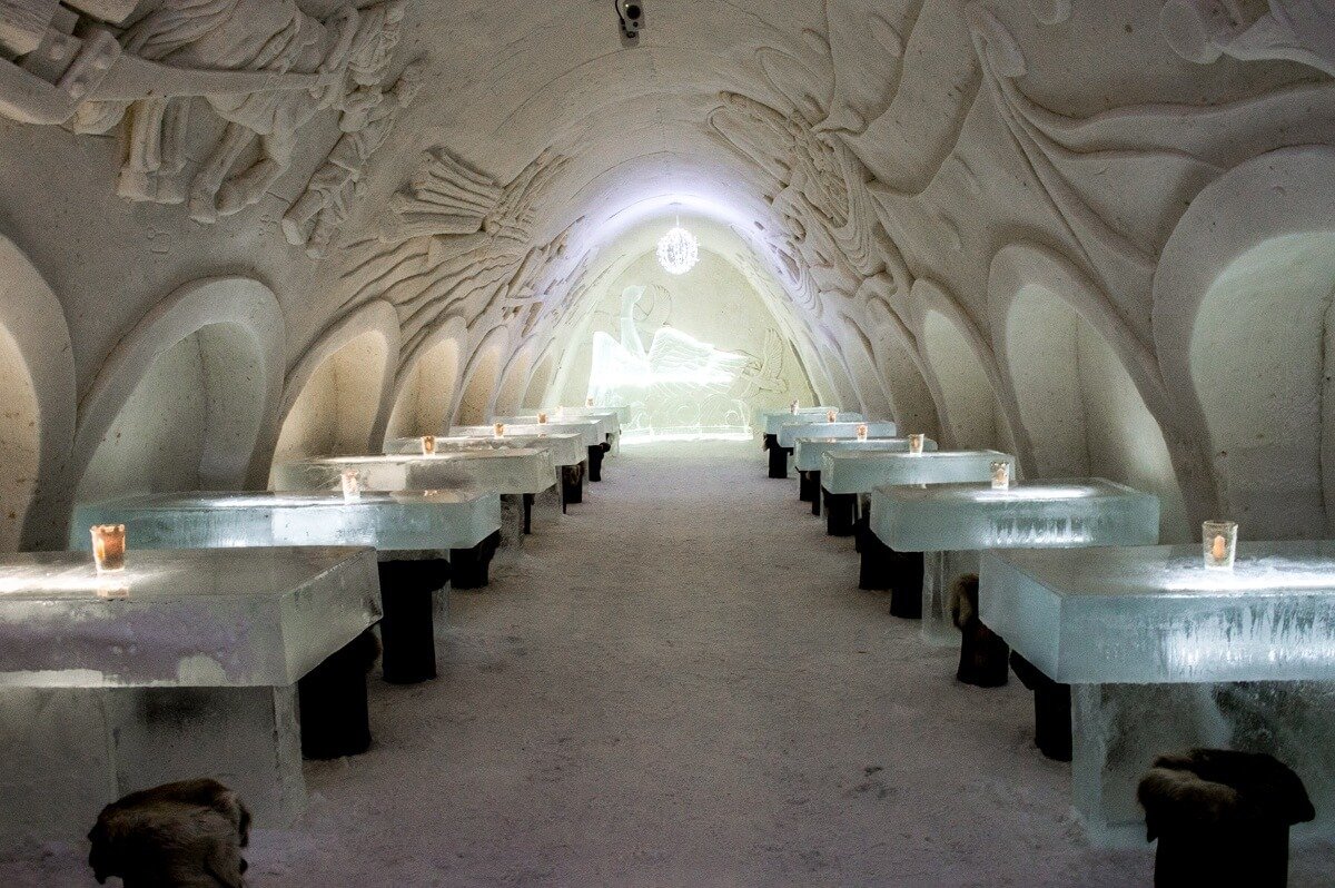 Snow Restaurant at Kemi Snow Castle