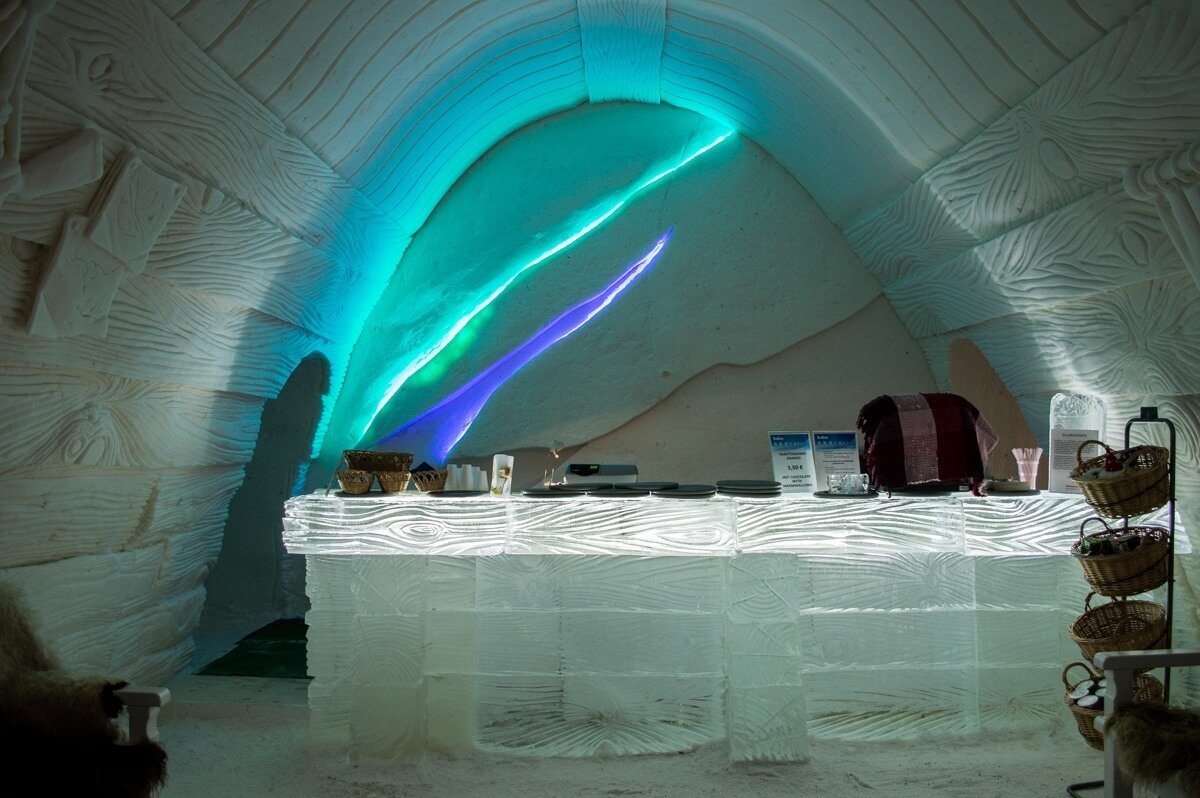 The Ice Bar at Kemi Snow Castle
