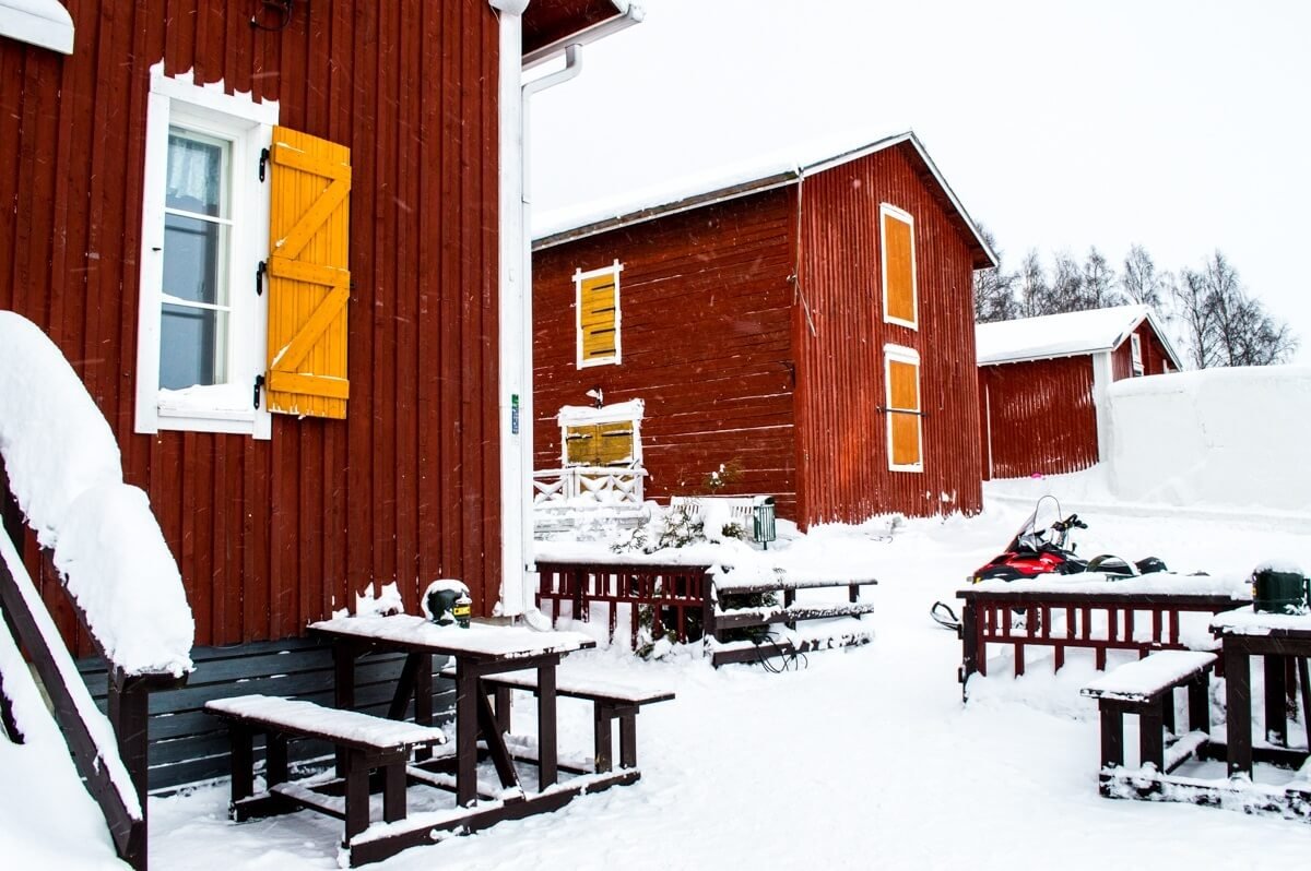 The Warm House at the Kemi Snow Castle