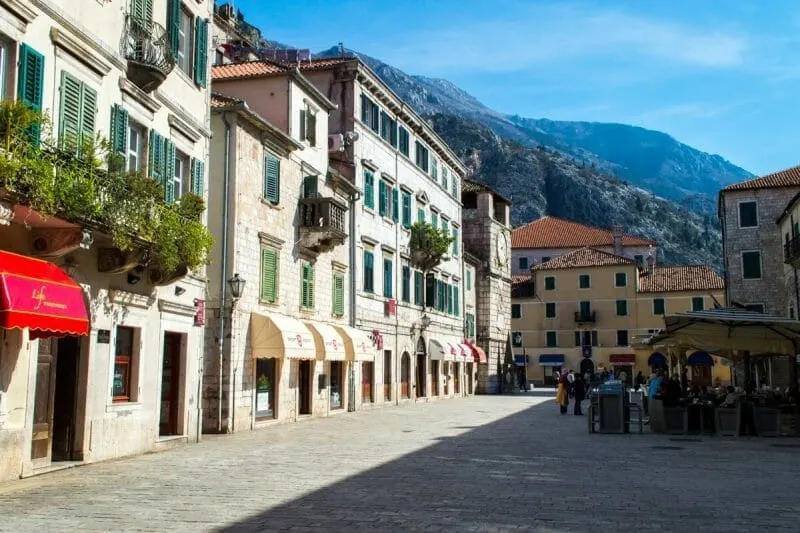 Inside the Old Town of Kotor