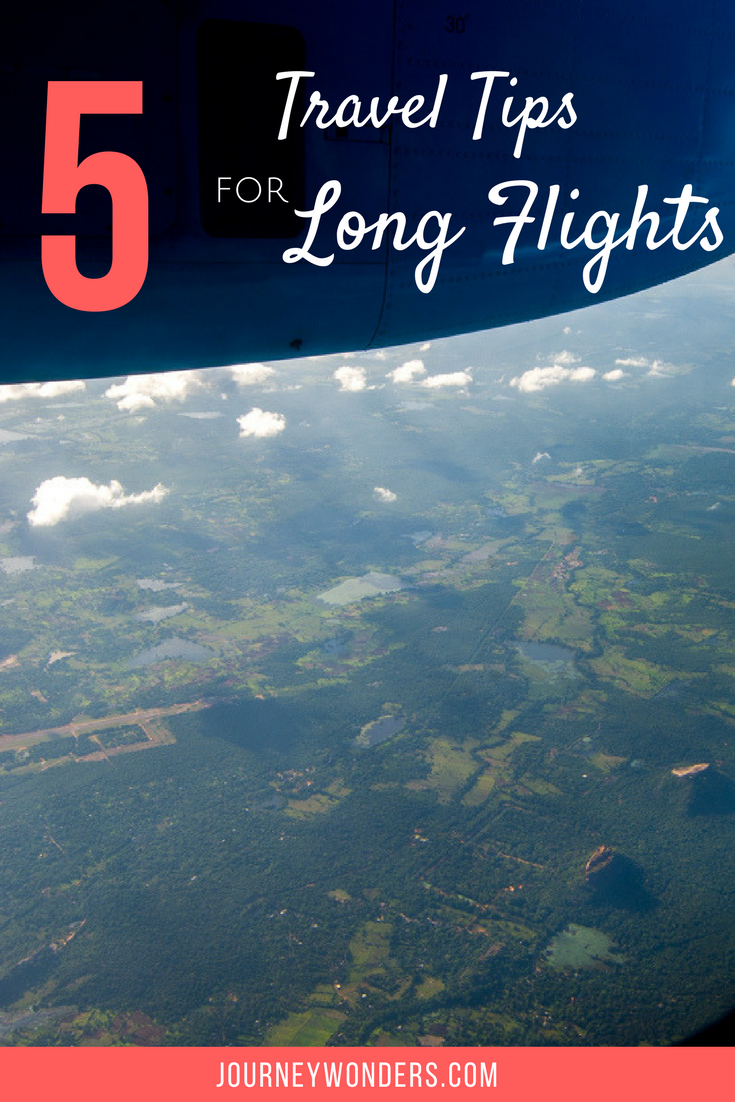 Are you usually bored and tired during long flights? Here's my top 5 travel tips to survive a long haul flight via @journeywonders