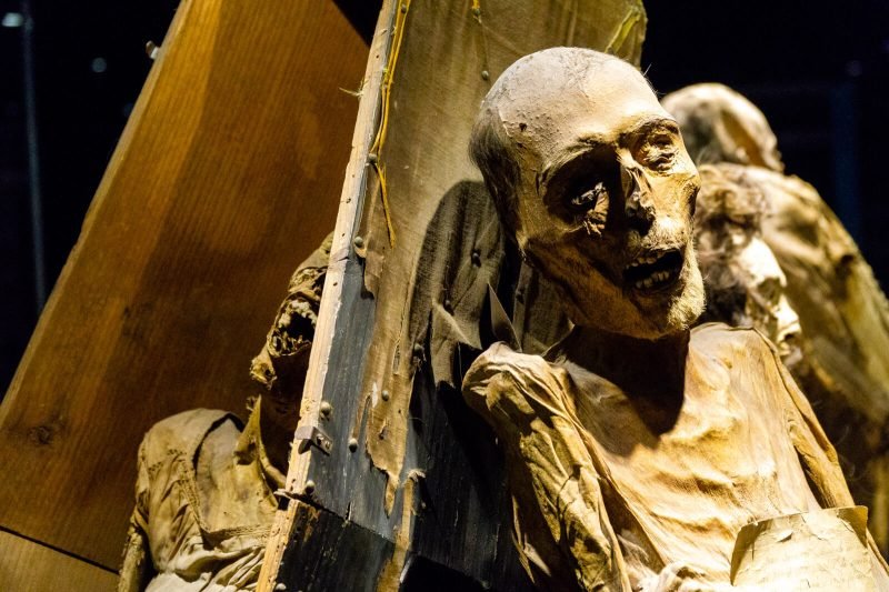 Coffins and Mummies in Guanajuato, Mexico