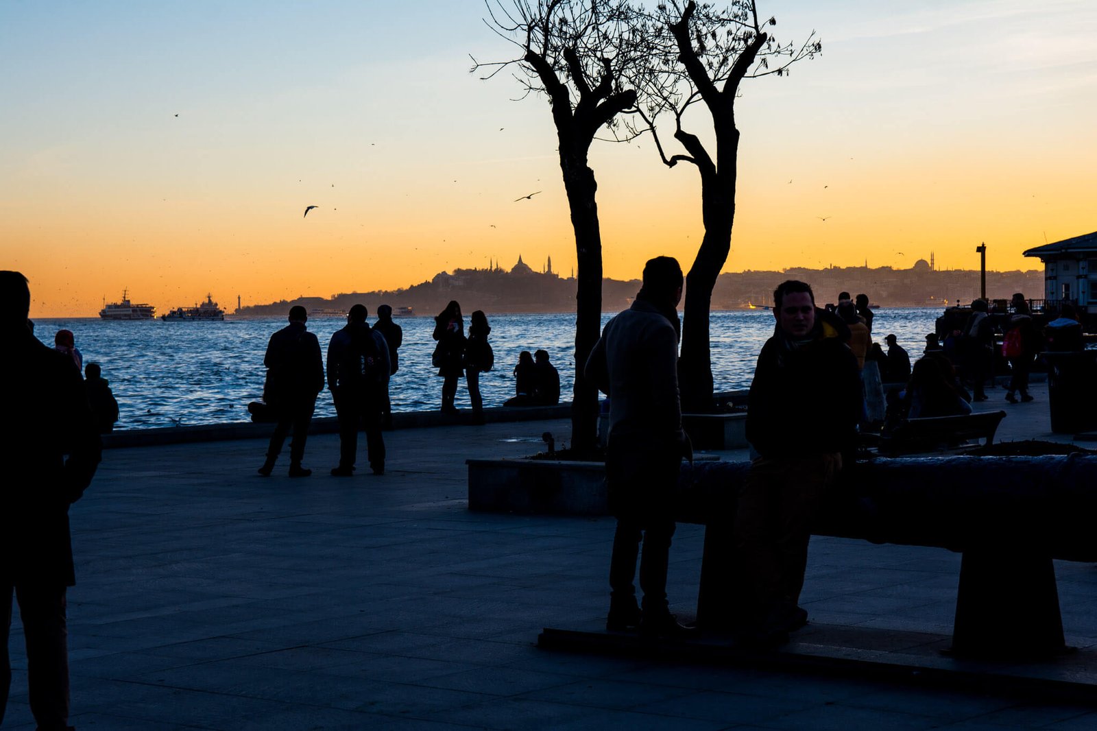 Sunset at Istanbul, Turkey