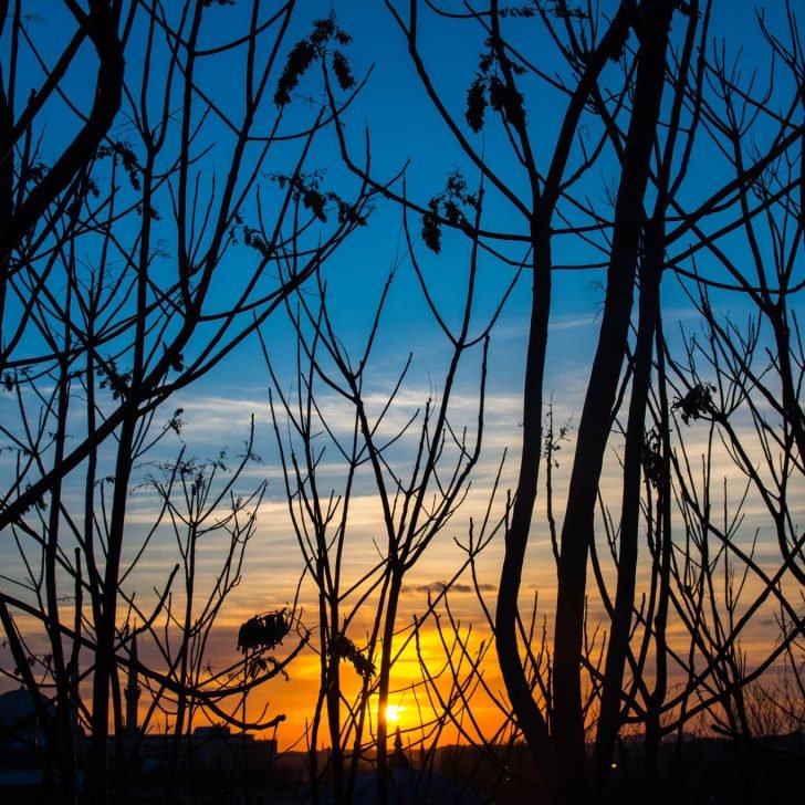 Sunset in Istanbul, Turkey