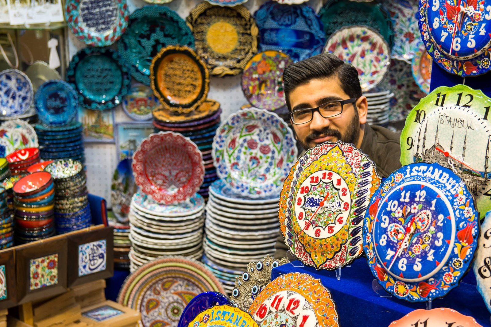Vendors at the Grand Bazaar of Istanbul