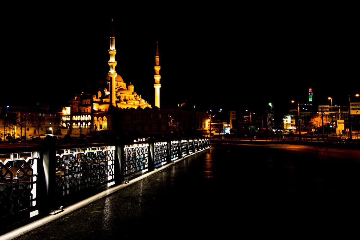 Istanbul, Turkey by night