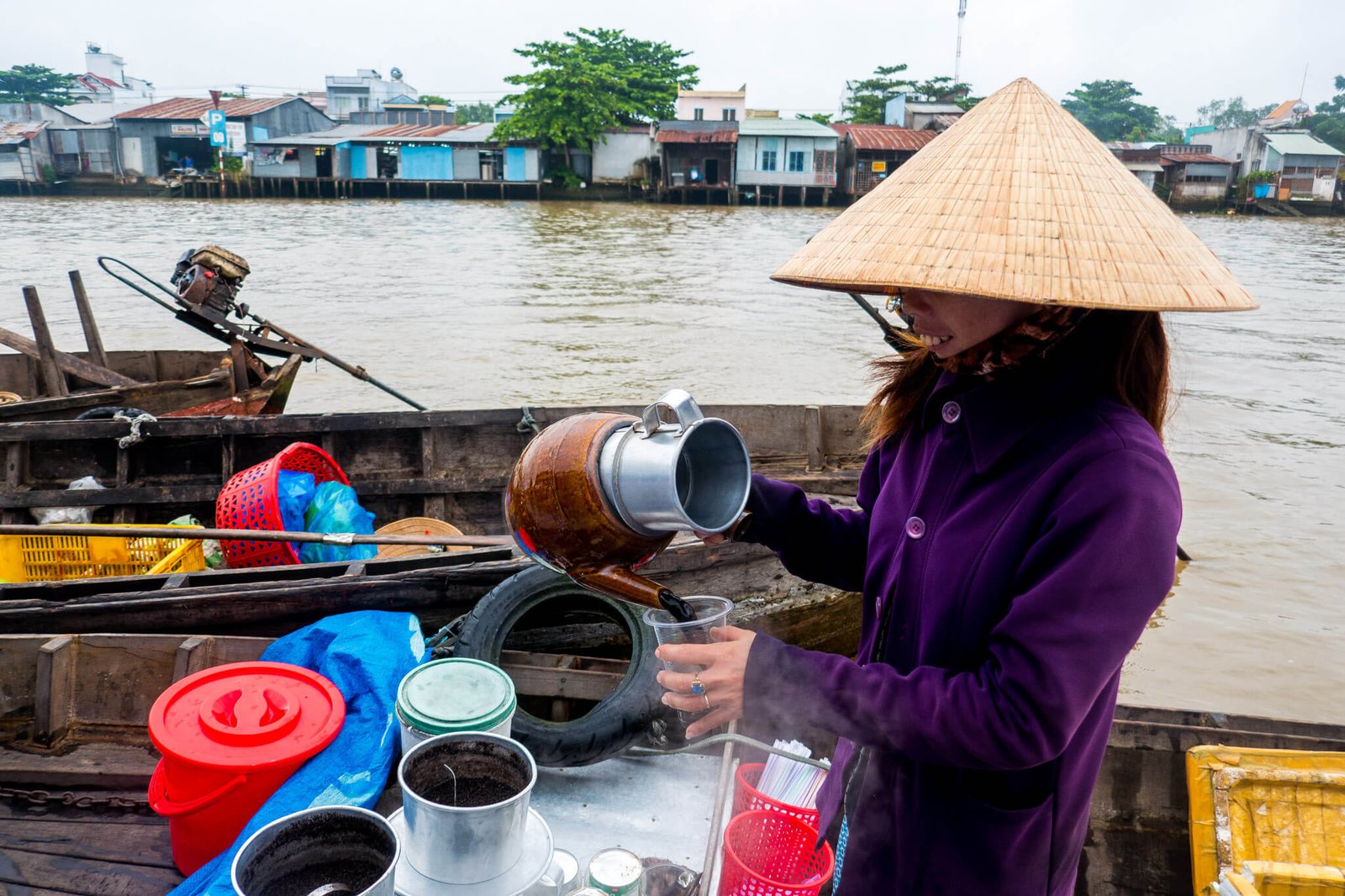 The Mekong Delta near Ho Chi Minh City