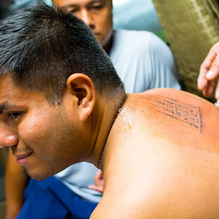 Getting a Sak Yant Tattoo in Bangkok 4