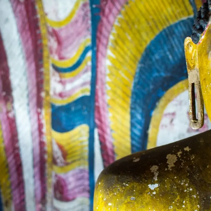 The teachings of Buddha at the Dambulla Cave Temple