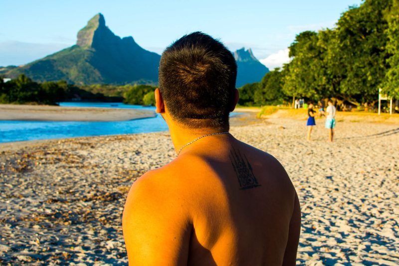 Tamarin beach, a surfer paradise