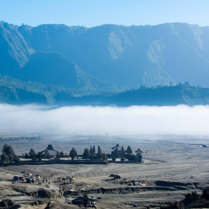 The Hindu Temple of Mount Bromo