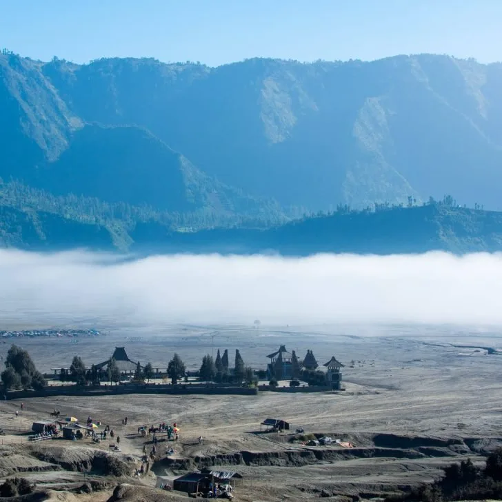 The Hindu Temple of Mount Bromo