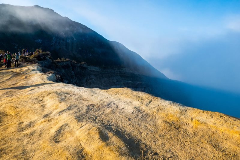The top of Ijen's Volcano The top of Ijen's Volcano