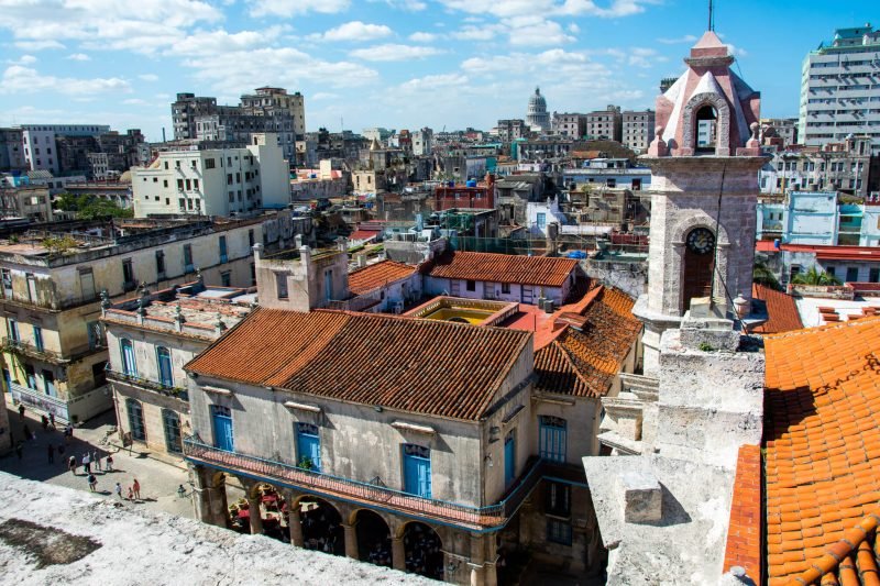 Panoramic view of Havana from the Cathedral's Tower