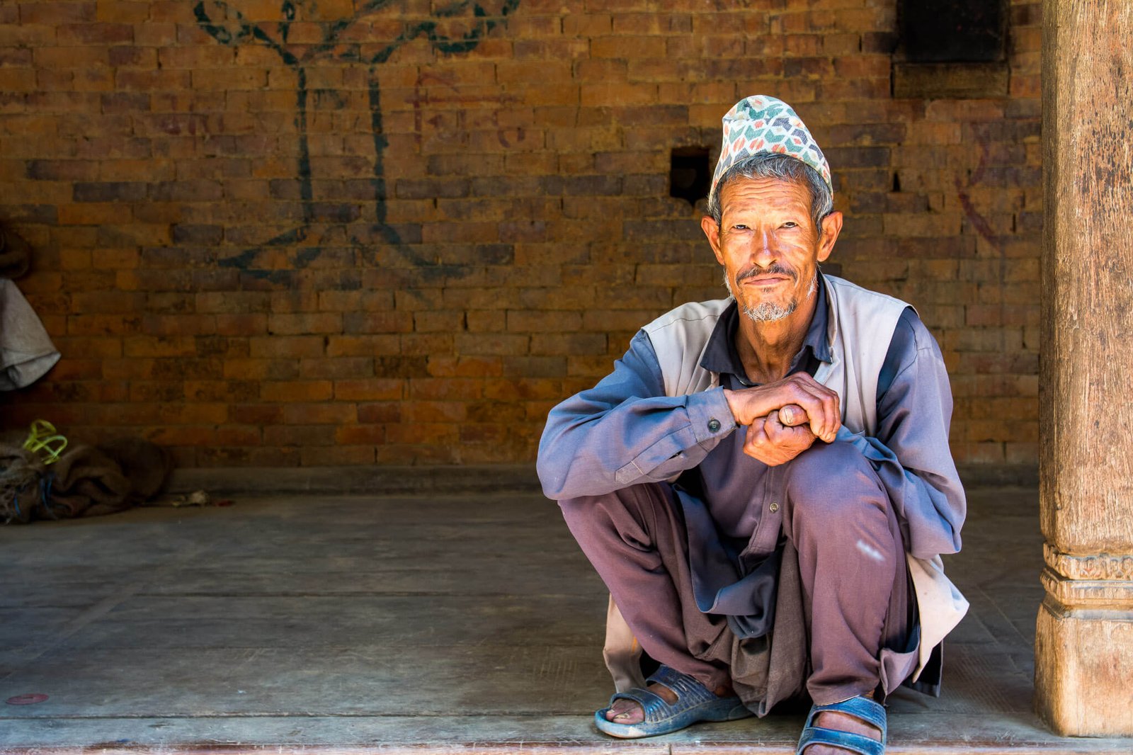 The super friendly locals of Panauti