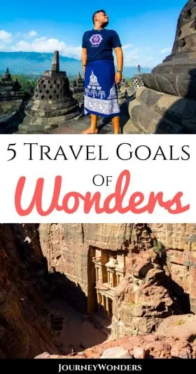 Wanna get inspired to explore new destinations of wonders? Here's a brief recap of 5 Travel Goals of Wonders to do before reaching 30!!! #Inspiration #TravelGoals