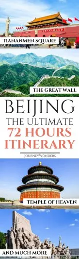 72 Hours in Beijing is the ideal time to explore the highlights of this wonderful city including the Great Wall of China. Check out this 72 Hours in Beijing Itinerary about the best things to do and see in #Beijing #China #BeijingItinerary